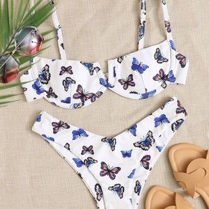 butterfly cheeky bikini